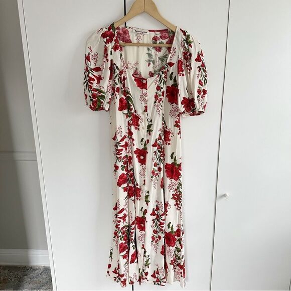 Reformation Beechwood Dress in Georgette - Picture 3 of 5